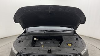 Used 2021 MG Motors Hector Plus Sharp 2.0 Diesel Turbo MT 6-STR Diesel Manual engine ENGINE & BONNET OPEN FRONT VIEW