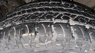 Used 2021 mahindra Thar LX 4 STR Hard Top Petrol AT 4WD Petrol Automatic tyres LEFT FRONT TYRE TREAD VIEW
