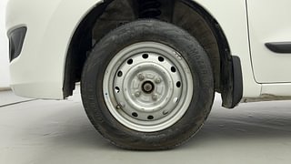 Used 2017 Maruti Suzuki Wagon R 1.0 [2013-2019] LXi CNG Petrol+cng Manual tyres LEFT FRONT TYRE RIM VIEW