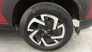 Used 2021 Nissan Magnite XV Premium Turbo CVT (O) Dual Tone Petrol Automatic tyres LEFT REAR TYRE RIM VIEW