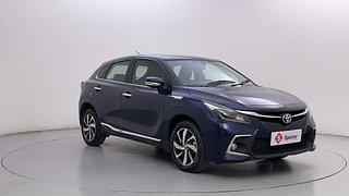 Used 2022 Toyota Glanza V Petrol Manual exterior RIGHT FRONT CORNER VIEW