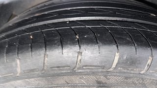 Used 2012 Hyundai Verna [2011-2015] 1.6 VTVT SX Opt CNG (Outside Fitted) Petrol+cng Manual tyres RIGHT REAR TYRE TREAD VIEW