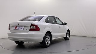 Used 2015 Skoda Rapid [2011-2016] Ambition 1.6 MPI MT Petrol Manual exterior RIGHT REAR CORNER VIEW