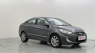 Used 2012 Hyundai Verna [2011-2015] 1.6 VTVT SX Opt CNG (Outside Fitted) Petrol+cng Manual exterior RIGHT FRONT CORNER VIEW