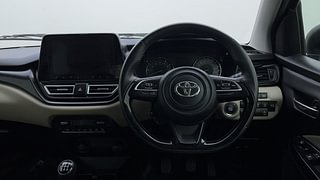 Used 2022 Toyota Glanza V Petrol Manual interior STEERING VIEW