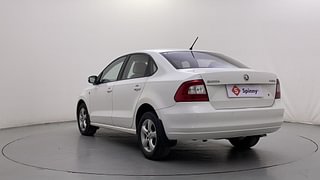 Used 2015 Skoda Rapid [2011-2016] Ambition 1.6 MPI MT Petrol Manual exterior LEFT REAR CORNER VIEW