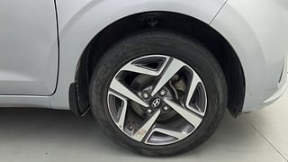 Used 2021 Hyundai Aura SX 1.2 Petrol Petrol Manual tyres RIGHT FRONT TYRE RIM VIEW