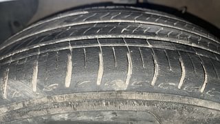 Used 2021 Hyundai Aura SX 1.2 Petrol Petrol Manual tyres LEFT FRONT TYRE TREAD VIEW