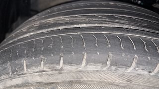 Used 2012 Hyundai Verna [2011-2015] 1.6 VTVT SX Opt CNG (Outside Fitted) Petrol+cng Manual tyres LEFT FRONT TYRE TREAD VIEW