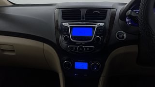 Used 2012 Hyundai Verna [2011-2015] 1.6 VTVT SX Opt CNG (Outside Fitted) Petrol+cng Manual interior MUSIC SYSTEM & AC CONTROL VIEW