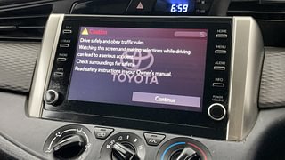 Used 2022 Toyota Innova Crysta 2.7 GX 7 STR Petrol Manual top_features Integrated (in-dash) music system