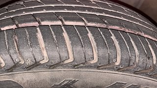 Used 2018 Datsun Redi-GO [2015-2019] T(O) 1.0 AMT Petrol Automatic tyres LEFT FRONT TYRE TREAD VIEW