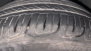 Used 2022 Tata Altroz XZA+ DT Petrol Automatic tyres LEFT FRONT TYRE TREAD VIEW
