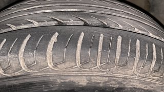 Used 2016 Ford EcoSport [2015-2017] Trend+ 1.0L EcoBoost Petrol Manual tyres LEFT FRONT TYRE TREAD VIEW