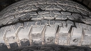 Used 2022 mahindra Thar LX 4 STR Hard Top Petrol MT 4WD Petrol Manual tyres LEFT FRONT TYRE TREAD VIEW