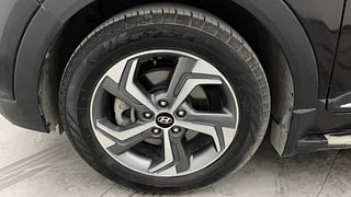 Used 2018 Hyundai Creta [2018-2020] 1.6 SX OPT VTVT Petrol Manual tyres LEFT FRONT TYRE RIM VIEW