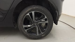 Used 2023 Tata Altroz XZA+ Dark Edition Petrol Automatic tyres LEFT REAR TYRE RIM VIEW