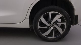 Used 2023 Toyota Glanza V Petrol Manual tyres LEFT REAR TYRE RIM VIEW