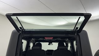 Used 2021 mahindra Thar LX 4 STR Hard Top Petrol AT 4WD Petrol Automatic interior DICKY DOOR OPEN VIEW