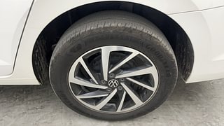 Used 2022 Volkswagen Virtus Topline 1.0 TSI AT Petrol Automatic tyres LEFT REAR TYRE RIM VIEW