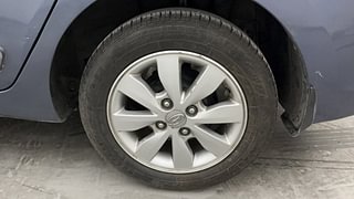 Used 2015 Hyundai Xcent [2014-2017] S (O) Petrol Petrol Manual tyres LEFT REAR TYRE RIM VIEW