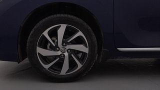 Used 2022 Toyota Glanza V Petrol Manual tyres LEFT FRONT TYRE RIM VIEW