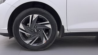 Used 2022 Hyundai New i20 Asta (O) 1.0 Turbo DCT Petrol Automatic tyres LEFT FRONT TYRE RIM VIEW