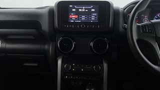 Used 2022 mahindra Thar LX 4 STR Convertible Petrol AT 4WD Petrol Automatic interior MUSIC SYSTEM & AC CONTROL VIEW