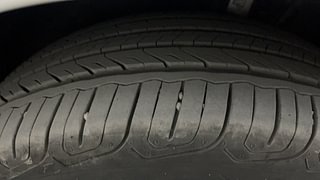 Used 2022 Volkswagen Virtus Topline 1.0 TSI AT Petrol Automatic tyres LEFT FRONT TYRE TREAD VIEW