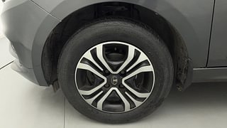 Used 2022 Tata Tigor Revotron XZ+ CNG Petrol+cng Manual tyres LEFT FRONT TYRE RIM VIEW