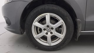 Used 2014 volkswagen Vento 1.6L Highline Petrol Petrol Manual tyres LEFT FRONT TYRE RIM VIEW