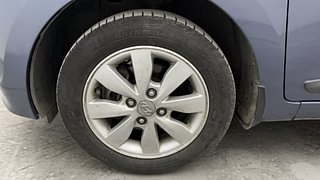 Used 2015 Hyundai Xcent [2014-2017] S (O) Petrol Petrol Manual tyres LEFT FRONT TYRE RIM VIEW