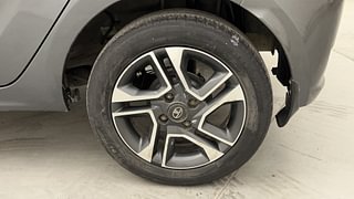 Used 2021 Tata Tiago Revotron XZ Plus Petrol Manual tyres LEFT REAR TYRE RIM VIEW