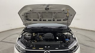 Used 2022 Volkswagen Virtus Topline 1.0 TSI AT Petrol Automatic engine ENGINE & BONNET OPEN FRONT VIEW