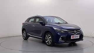 Used 2022 Toyota Glanza V Petrol Manual exterior RIGHT FRONT CORNER VIEW