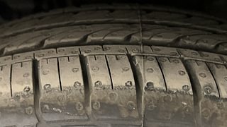 Used 2021 Tata Tiago Revotron XZ Plus Petrol Manual tyres LEFT FRONT TYRE TREAD VIEW