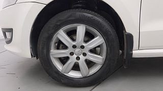 Used 2012 Volkswagen Polo [2010-2014] Highline1.2L (P) Petrol Manual tyres LEFT FRONT TYRE RIM VIEW