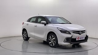 Used 2023 Toyota Glanza V Petrol Manual exterior RIGHT FRONT CORNER VIEW