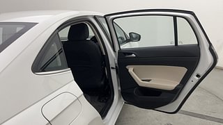 Used 2022 Volkswagen Virtus Topline 1.0 TSI AT Petrol Automatic interior RIGHT REAR DOOR OPEN VIEW