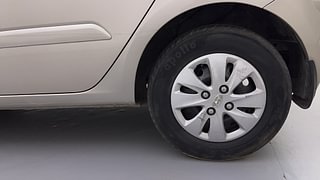 Used 2012 Hyundai i10 [2010-2016] Sportz AT Petrol Petrol Automatic tyres LEFT REAR TYRE RIM VIEW