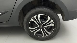 Used 2022 Tata Tigor Revotron XZ+ CNG Petrol+cng Manual tyres LEFT REAR TYRE RIM VIEW