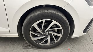 Used 2022 Volkswagen Virtus Topline 1.0 TSI AT Petrol Automatic tyres RIGHT FRONT TYRE RIM VIEW