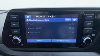 Used 2023 Hyundai New i20 Sportz 1.2 MT Petrol Manual top_features Touch screen infotainment system