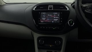 Used 2022 Tata Tigor Revotron XZ+ CNG Petrol+cng Manual interior MUSIC SYSTEM & AC CONTROL VIEW