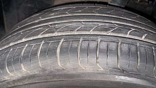 Used 2023 Maruti Suzuki Grand Vitara Alpha Plus Intelligent Hybrid eCVT Hybrid Automatic tyres LEFT FRONT TYRE TREAD VIEW