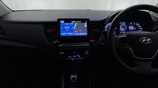 Used 2021 Hyundai Verna SX Opt Turbo Petrol Petrol Automatic interior MUSIC SYSTEM & AC CONTROL VIEW