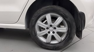 Used 2012 Volkswagen Polo [2010-2014] Highline1.2L (P) Petrol Manual tyres LEFT REAR TYRE RIM VIEW