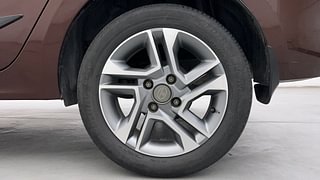 Used 2022 Tata Tigor Revotron XZA plus AMT Petrol Automatic tyres LEFT REAR TYRE RIM VIEW