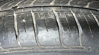 Used 2021 Tata Tiago Revotron XZ Plus Petrol Manual tyres LEFT REAR TYRE TREAD VIEW