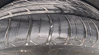 Used 2021 Hyundai Verna SX Opt Turbo Petrol Petrol Automatic tyres LEFT FRONT TYRE TREAD VIEW